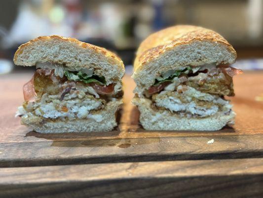 Fried Catfish & Shrimp PoBoy