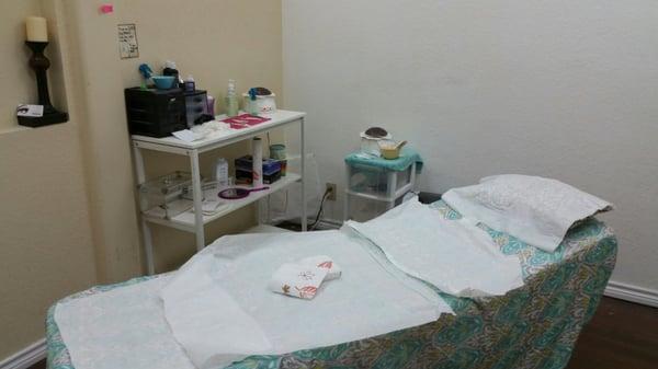 Waxing area