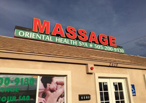 Oriental health spa in the NE heights