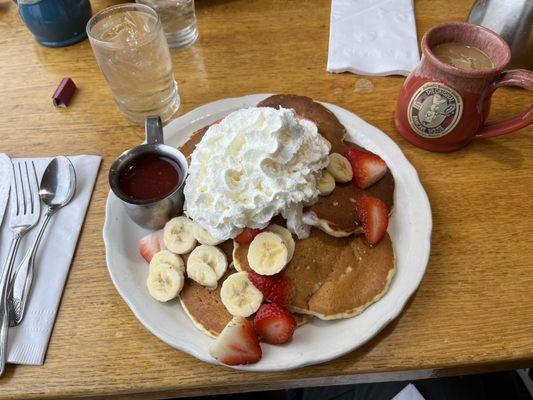 Strawbana Pancakes