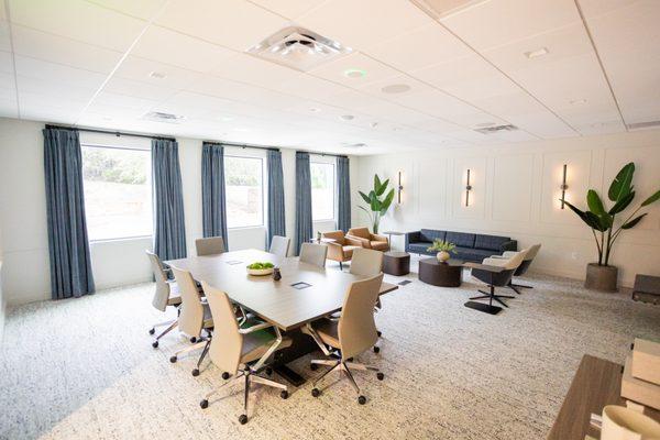 Our conference room holds signings, meetings, and educational events.