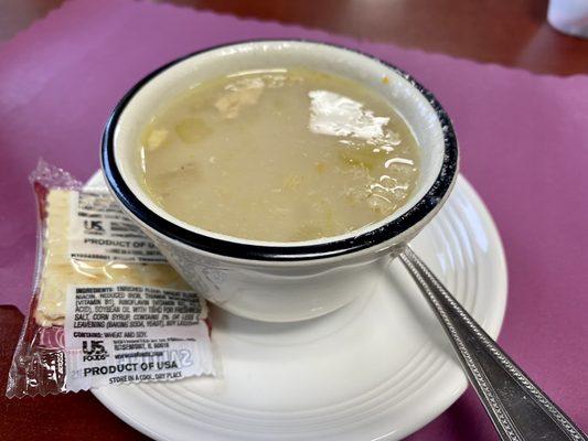 Chicken and rice soup