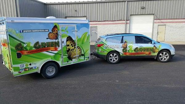 New Trailer & Wrap For Our Commercial Accounts.