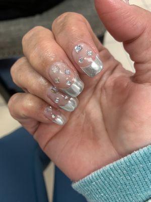 Holiday nails by Andy at 377 NailBar