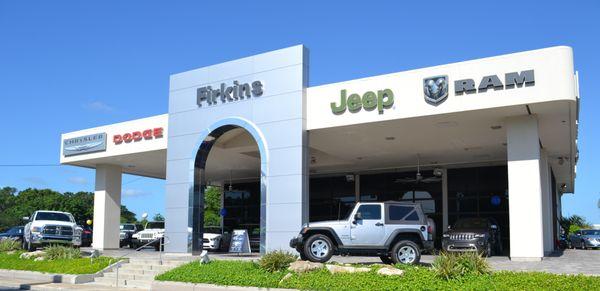 Front of New Car building