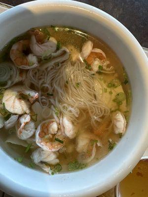 Shrimp and chicken pho