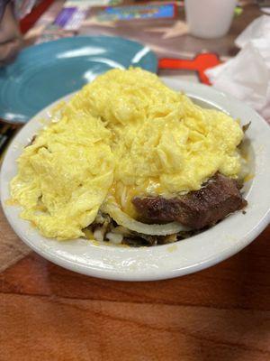 Wimpy Papas with Carne Asada