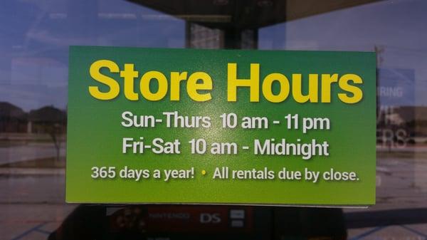 Family video hours