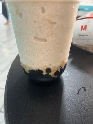 Horchata with tapioca boba