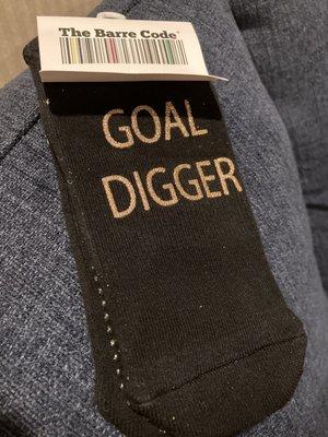 Goal Digger barre socks