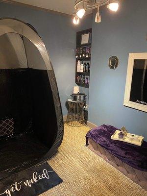 Azure Salon Spray Tan Room