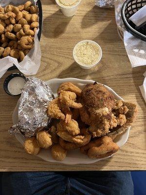 Fried Captains Platter