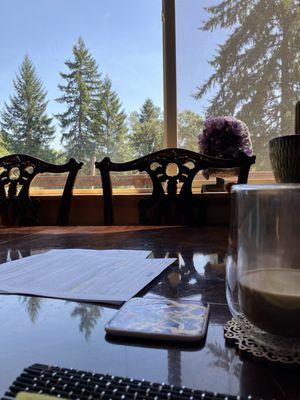 Dining room table and chairs