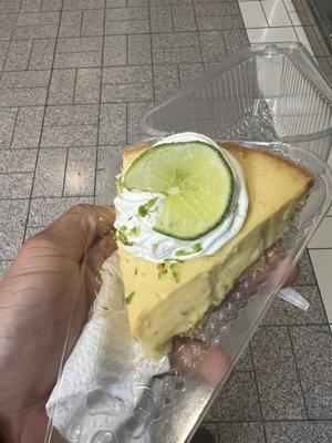 Key lime pie was the bomb