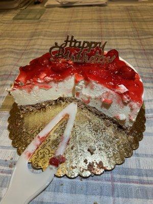 Cherry cream cheese mousse cake