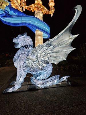 After sunset ... love this griffin