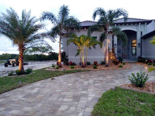 Beautiful lighting job done in Cape Coral.