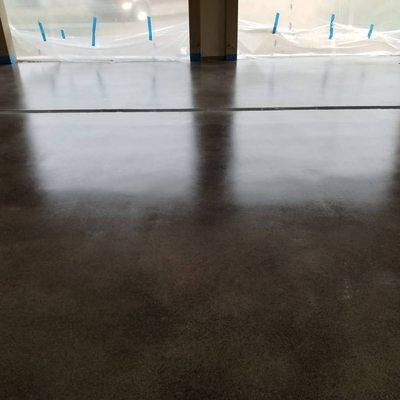 Epoxy garage floor