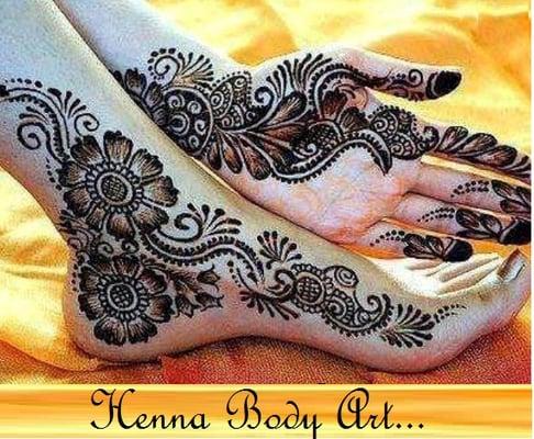 Henna Body Art @ Brow Studio 7 Houston.