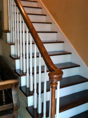 Beautiful wood stairs