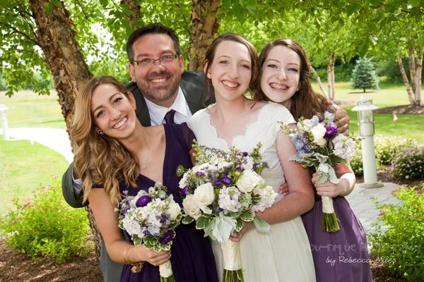 Fun outdoor wedding photograph taken by You-nique Photography by Rebecca Miles of Fairport Macedon NY Pittsford, NY Photo tak...