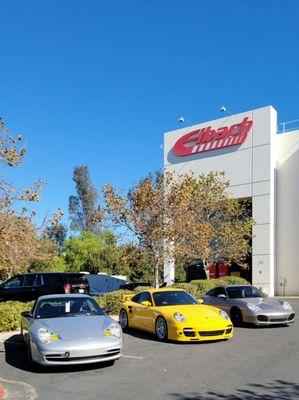 Eibach Inc., located in Corona,California. had a terrific open house and car show-it was terrific!