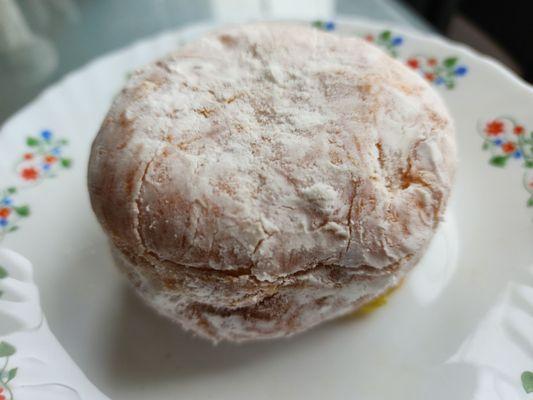 Lemon filled donut