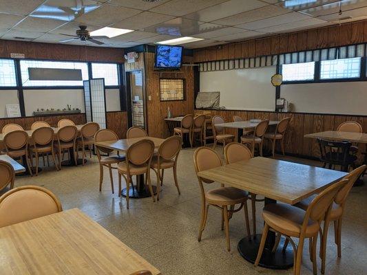 Empty on a Thursday afternoon but later on after 5pm diners started to come in