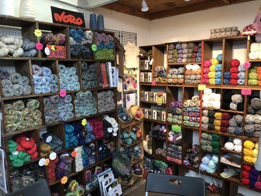 We have a large inventory of luxurious Yarns.