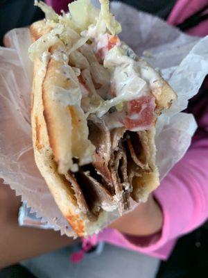 Big Athens Gyro Sandwich