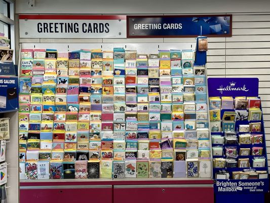 Cards for every occasion and gift cards too.