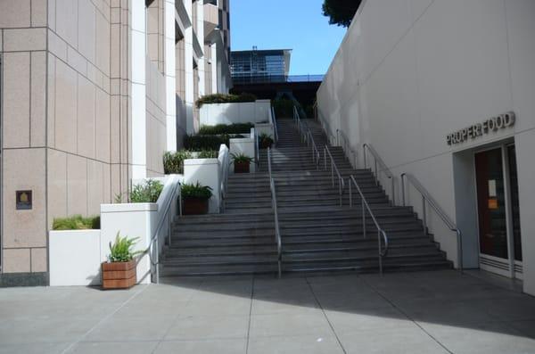 Stairs to Sun Terrace