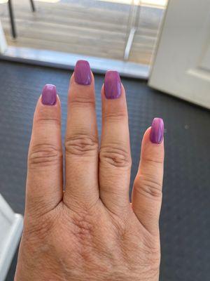 Gel polish.