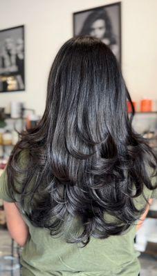 Layers with blow out by Camilla