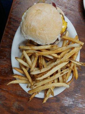 Hand cut fries