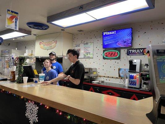 Friendly Snack Bar Staff