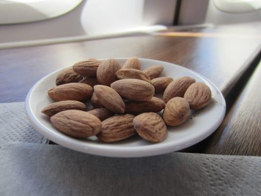 warm almonds