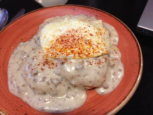 Biscuits and gravy.