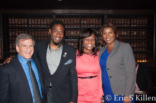 With Jumane Williams, Rodneyse Bichotte and Leticia James