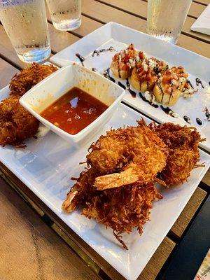 Coconut shrimp!! I don't even like coconut but I am dreaming of these a week later