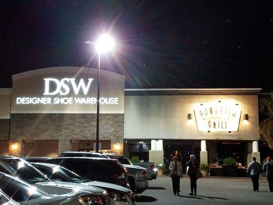 DSW is next to the Bonefish grill restaurant.