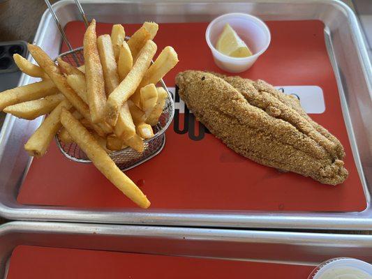 Catfish and fries