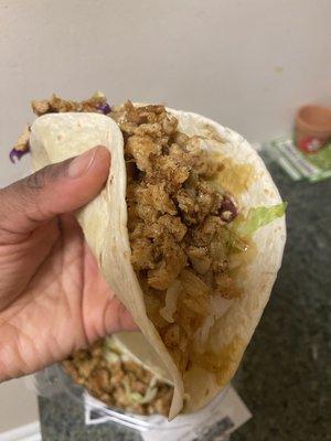 30 March 2023 - Chicken Tacos from Kore Tacos (bland)