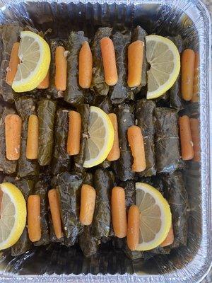 Vegetarian grape leaves