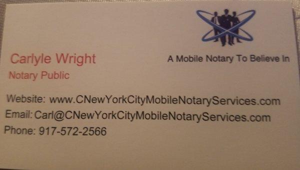 C New York City Mobile Notary Services