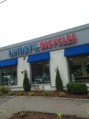 Landry's Bicycles of Newton -- 66 Needham Street, Newton Highlands              Side Exterior