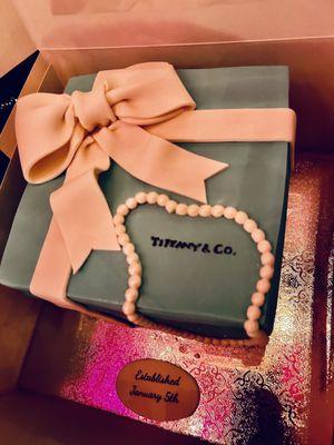 Tiffany & co. Birthday cake