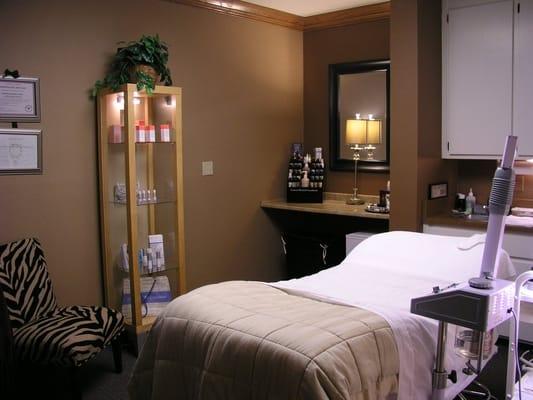 Facial treatment room