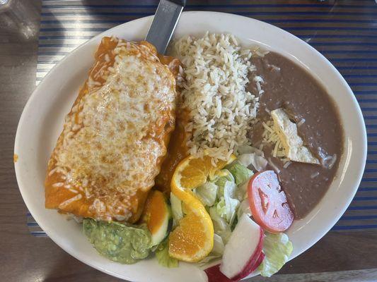 Chile Relleno Burrito @ El Compa