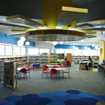 Newly remodeled children's library!